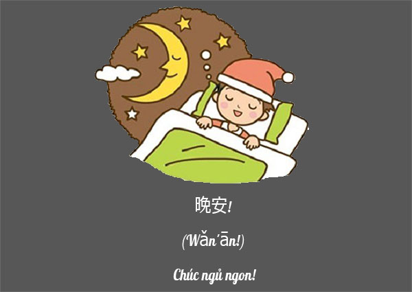 Những cách chúc ngủ ngon tiếng Trung