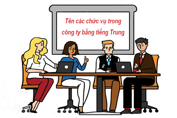 Tên các chức vụ trong công ty bằng tiếng Trung