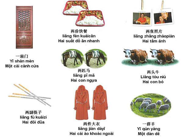 Tổng hợp 48 lượng từ thường dùng trong tiếng Trung với đầy đủ ví dụ và phiên âm